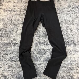 variety cheer leggings womens‎ Sz xs solid black Skinny Cotto blend cheerleading
